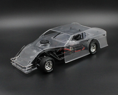 1RC1127 1RC Racing Dirt Modified 2.0 1/18 Brushless RTR 2WD Oval Racer (Clear) w/2.4GHz Radio, Battery & Wall Charger