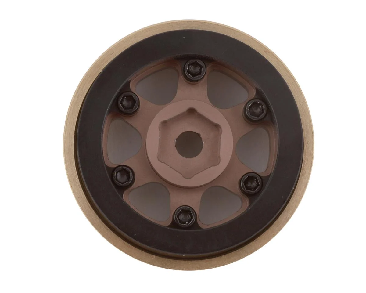 SSD00440 SCX24 1.0” Aluminum/Brass Challenger Wheels (Bronze) (2) (24g)