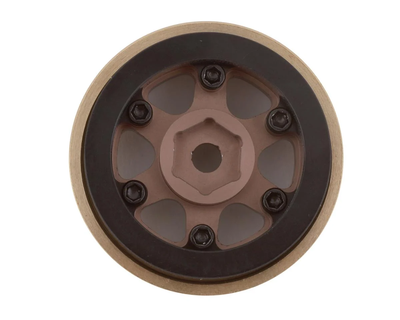 SSD00440 SCX24 1.0” Aluminum/Brass Challenger Wheels (Bronze) (2) (24g)