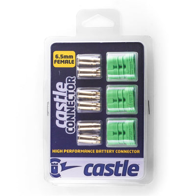 CSE011-0069-00 6.5mm Polarized Bullet Connector (3) (Female)