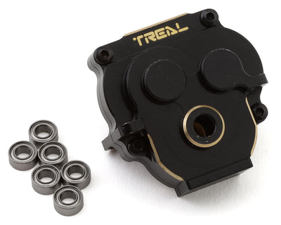 TLHTTRX-4M-96 TREAL Brass Transmission Gearbox Set for 1/18 TRX4M Bronco Defender Upgrade