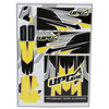 UPG-14295 UpGrade RC "Velocity" Graphic Set for Losi® 22S™ Sprint Car (Yellow)