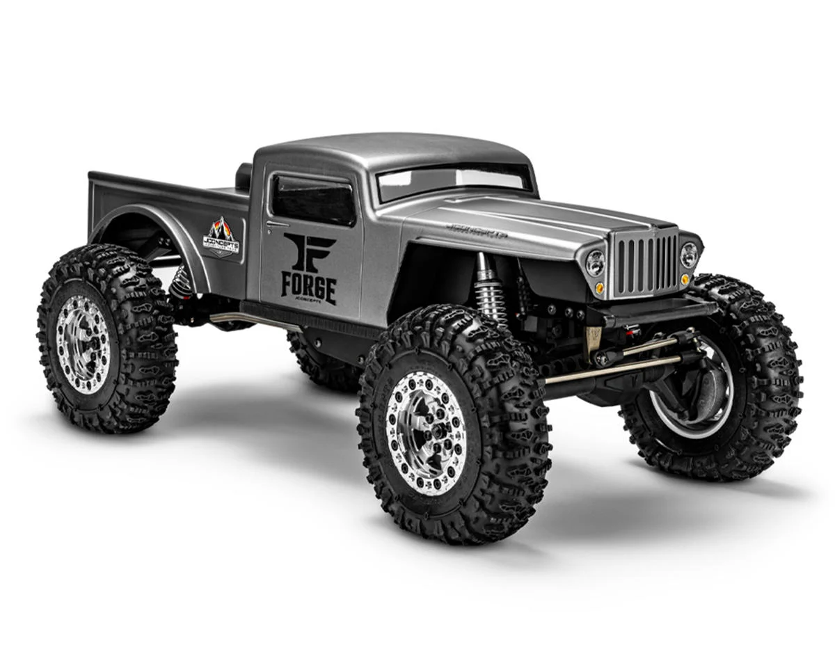 JCO0666 JConcepts The Forge 1/10 Rock Crawler Pre-Trimmed Body (12.3") (Clear)