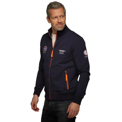 GrandPrix Originals Men's Gulf Raceway Cotton Zip Jacket - Navy - Small