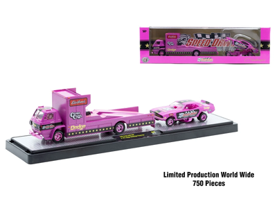 M2Machines 36000-86 1:64th scale Auto Haulers 1966 Dodge L600 & 1971 Dodge Challenger Funny Car