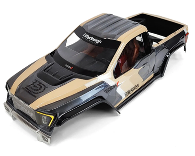 BDYCR-RK1-VS4 Bittydesign Vanquish VS4-10 Phoenix Rock1 Full Pre-Cut Body Set (Clear) (313mm) w/Detailed Interior