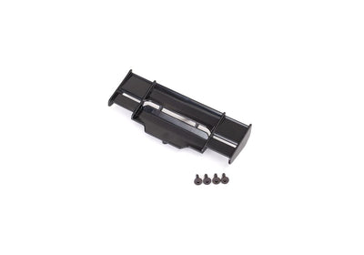 6721 Rustler 4X4 Black Rear Wing with Screws