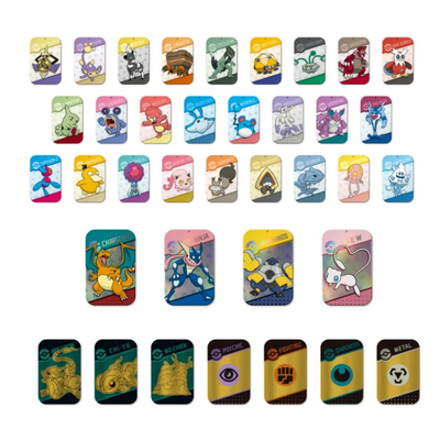 PKU711890 Pokemon Chinese 151 Travel metal Tin Box
