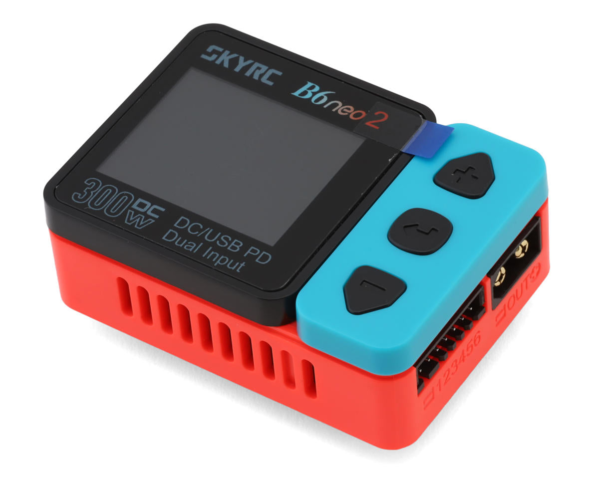 SKY-100225-01 SkyRC B6Neo 2 LiPo/LiHV/LiFe DC Battery Charger (6S/16A/300W) (Blue/Red)