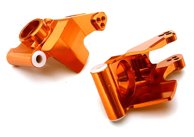 INTC28865ORANGE Billet Machined Rear Hub Carriers 1/10 4X4