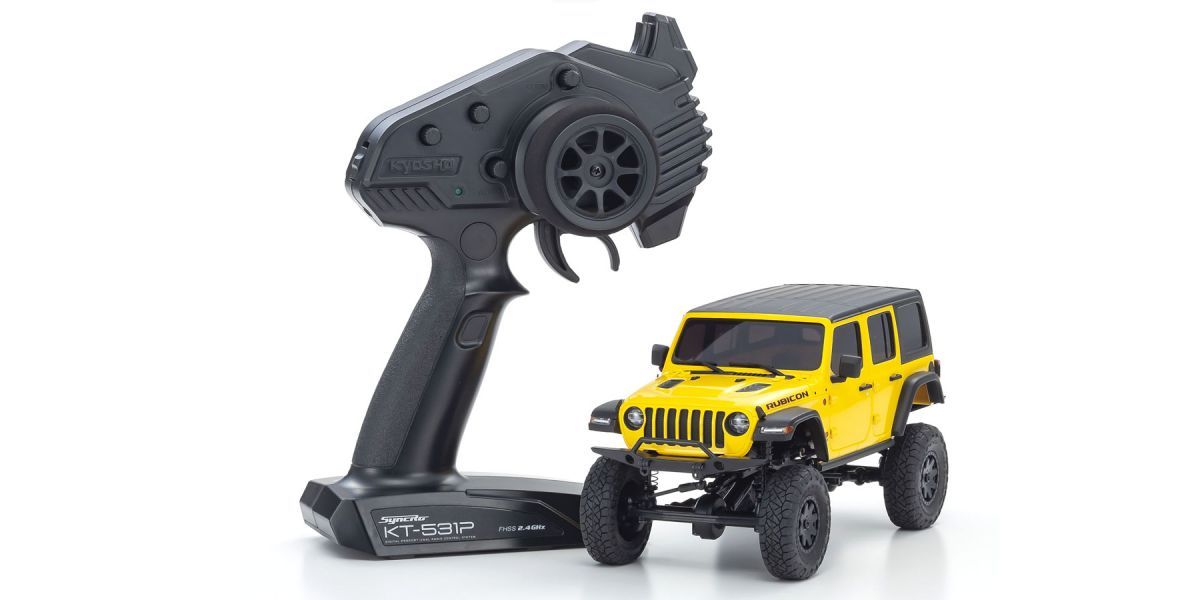 KYO32521Y MINI-Z 4x4 Crawler Jeep Wrangler Unlimited Rubicon RTR, Yellow