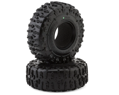 JCO4100-02 JConcepts Ruptures 2.2" 1/10 Rock Crawler Tires (2) (5.25" - Class 3) (Green)