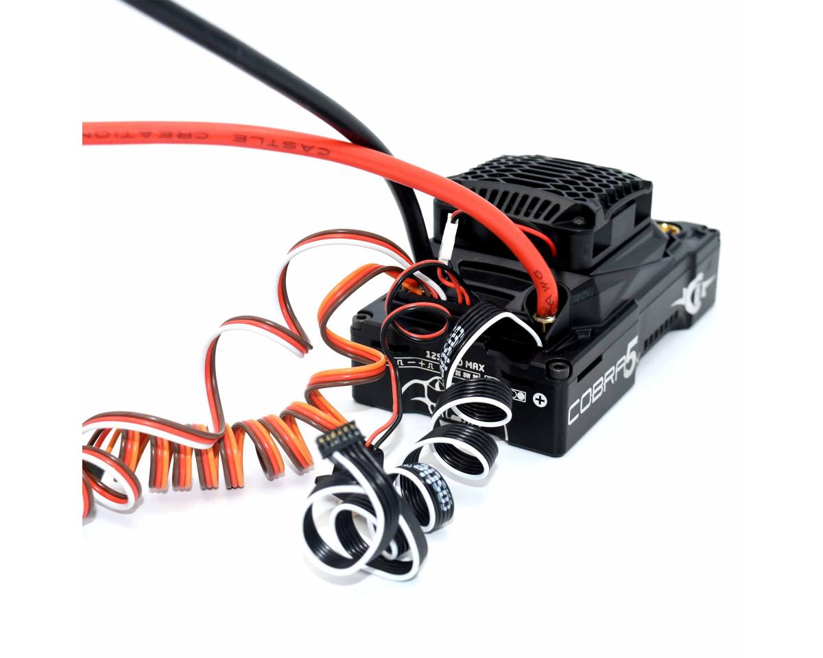 CSE010-0178-00 Castle Creations Cobra 5 HV 12S 1/5 Sensored Brushless ESC
