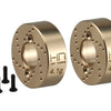 HRSXTY22H Brass 4.1g Rear Hubs, 1/30 Axial SCX30