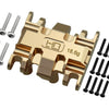HRSXTY38LH Brass Center Gear Box Mount, 1/30 Axial SCX30