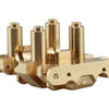 HRSXTY38LH Brass Center Gear Box Mount, 1/30 Axial SCX30