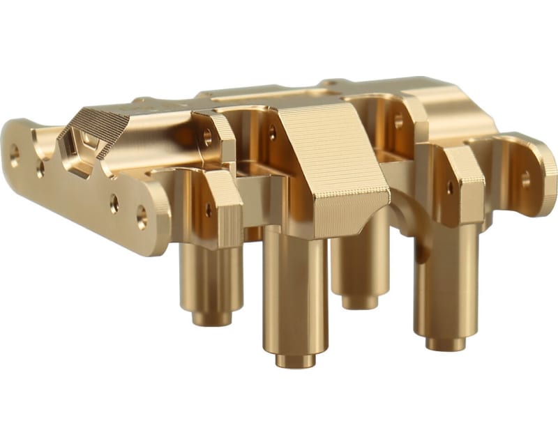 HRSXTY38LH Brass Center Gear Box Mount, 1/30 Axial SCX30