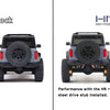 HRSXTY39AW04 Steel +4mm Drive Stub Axles, 1/30 Axial SCX30