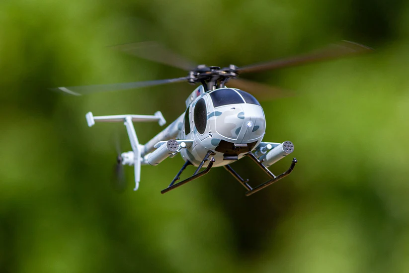 RGR6102 Hero-Copter Military, 4-Blade RTF Heli; Navy