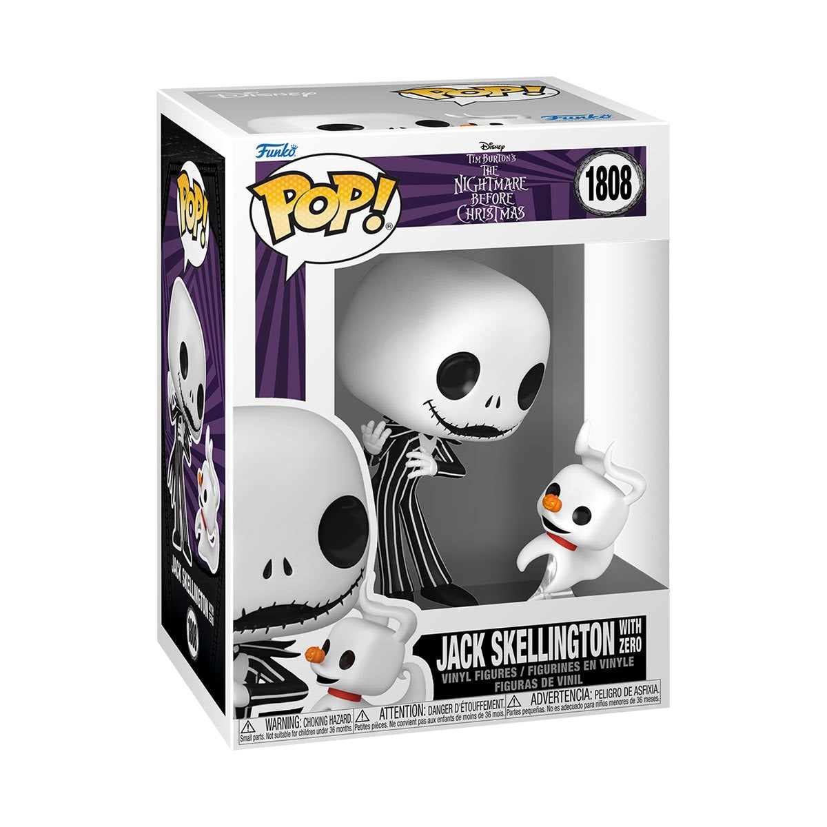 FU93240 The Nightmare Before Christmas Jack Skellington with Zero #1808