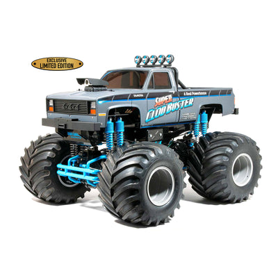 TAM92437 1/10 Super Clod Buster 4X4 Monster Truck Kit, Grey (Limited Edition)