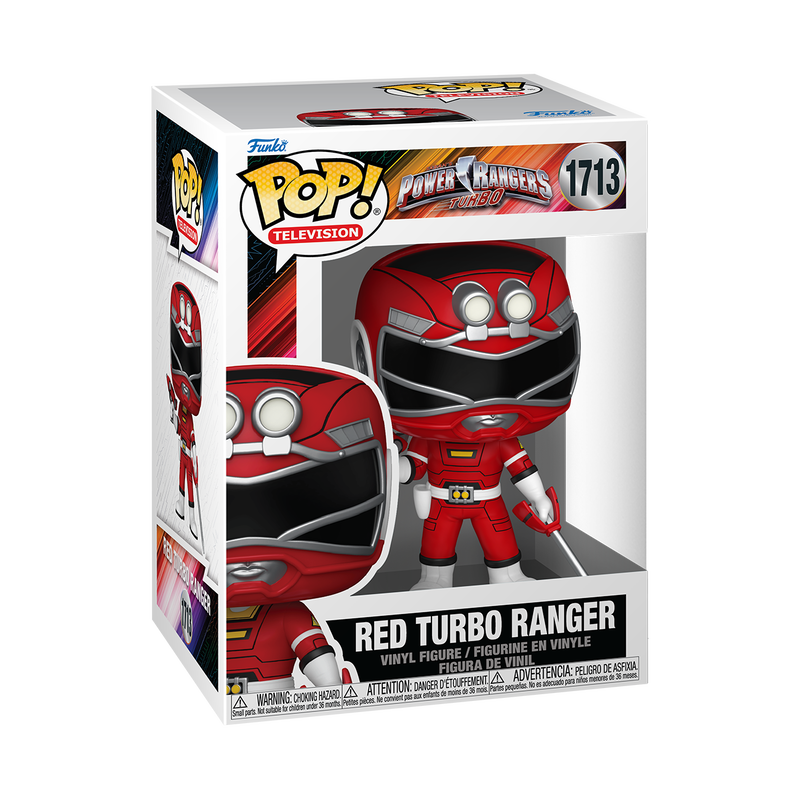 FU86270 Power Rangers Red Turbo Ranger Funko Pop!