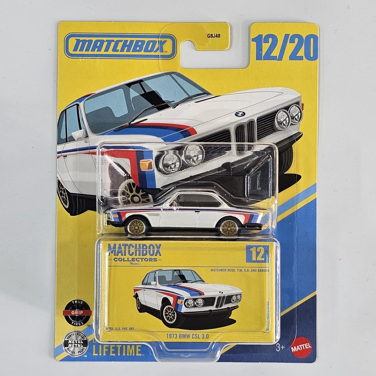 MBJJW08 Matchbox Collectors 1973 BMW CSL 3.0 12/20
