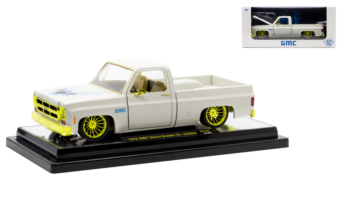 M2 Machines 40300-127 1:24th Scale 1976 GMC Sierra Grande 15- Custom - CHASE!