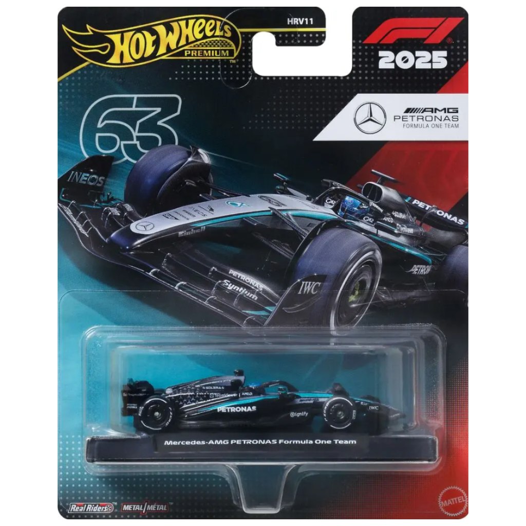 HWJKD80 Hot Wheels Premium F1 2025 Mercedes - AMG Petronas Formula One Team 63