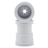 JCO3377W Tribute 2.6 x 3.6" Monster Truck Wheel (White) (2)