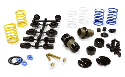 INTC25910BLACK Competition 52-55mm Racing Shock (2) for 1/10 Touring Car & Drift Car
