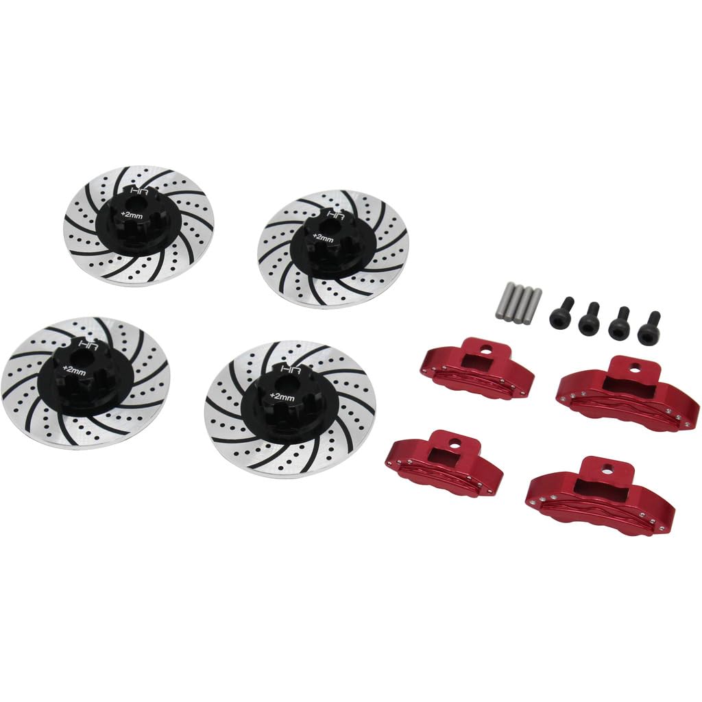 HRTRF10P202 - Brake Disc Red Caliper +2mm Hex 4-Tec 2.0 3.0