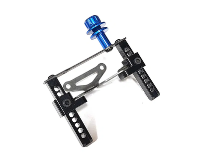 INTC28448BLUE Adjustable Rear Body Mount & Post Set 1/10 Touring Car