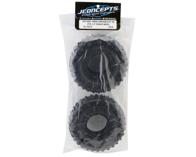 JCO4100-02 JConcepts Ruptures 2.2" 1/10 Rock Crawler Tires (2) (5.25" - Class 3) (Green)