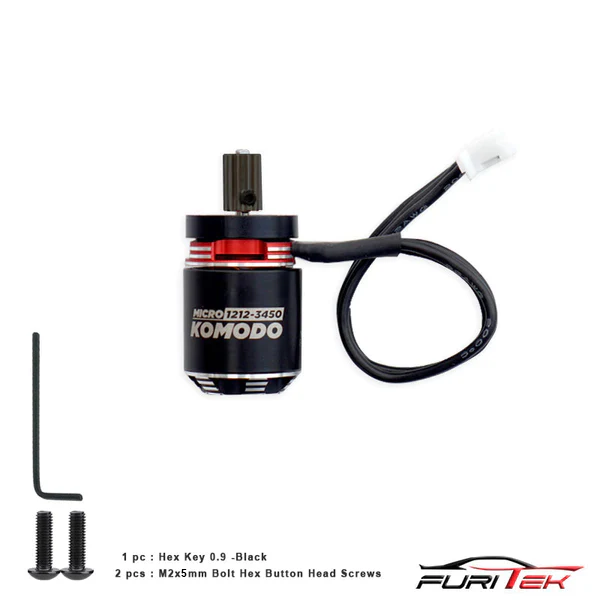 FUR-2259 Micro Komodo Brushless Motor W/11T Brass pinion For TRX-4M