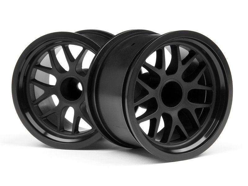 HPI109155 BBS SPOKE WHEEL 48x34mm BLACK (14mm OFFSET/2pcs)