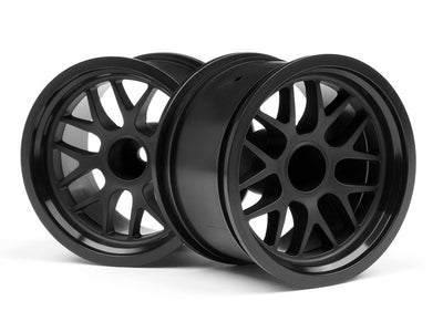 HPI109155 BBS SPOKE WHEEL 48x34mm BLACK (14mm OFFSET/2pcs)