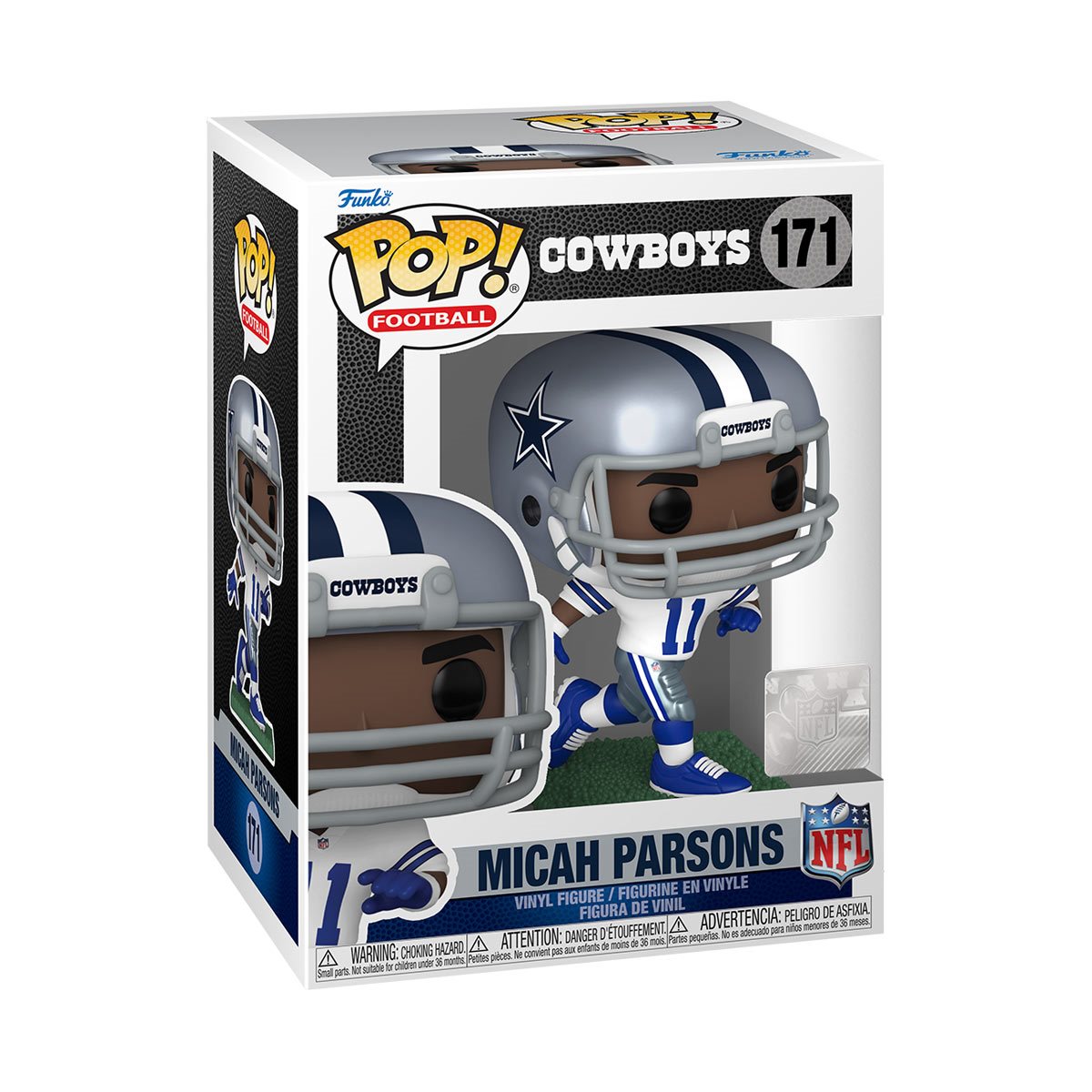 FU65686 NFL Cowboys Micah Parsons Funko Pop! Vinyl Figure #171
