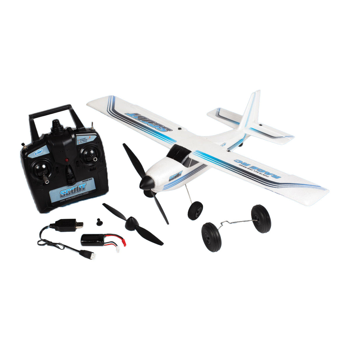 RGRA1604  Scout 500mm Brushless RTF Sport Airplane with PASS System