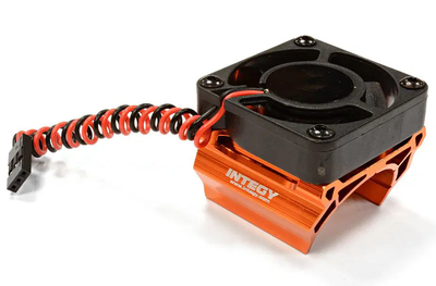 INTC25861ORANGE High Speed Cooling Fan+Heatsink Mount 28mm O.D. Motor