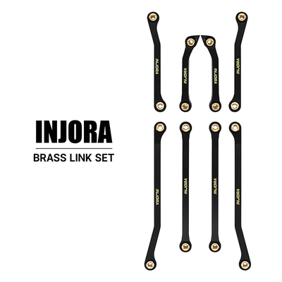 ASC18-32 INJORA Black Brass High Clearance Links for 1/18 Redcat Ascent-18 APEX