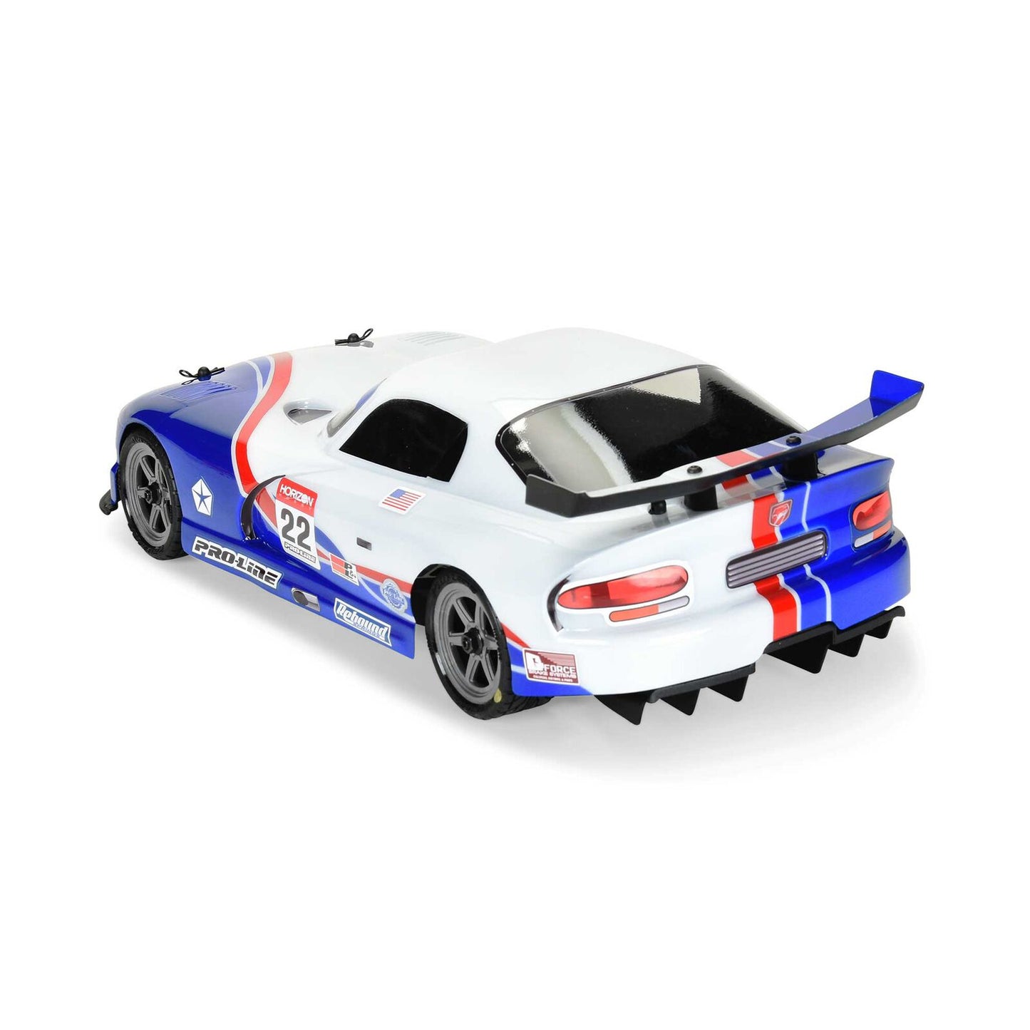 PRO368417 1/12 Pre-Cut 2002 Dodge Viper GTS Clear Body: Losi Grom Racecar