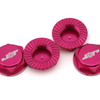 JTB-JT11160-PK J&T Bearing Co. Aluminum 17mm Serrated Wheel Nuts (Pink) (4)