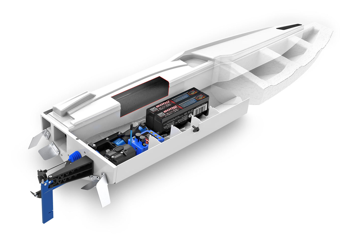 103076-4 Spartan SR (Self Rightening) Brushless 36" Race Boat