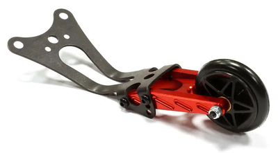 INTT8015RED Machined Type III Wheelie Bar 2WD