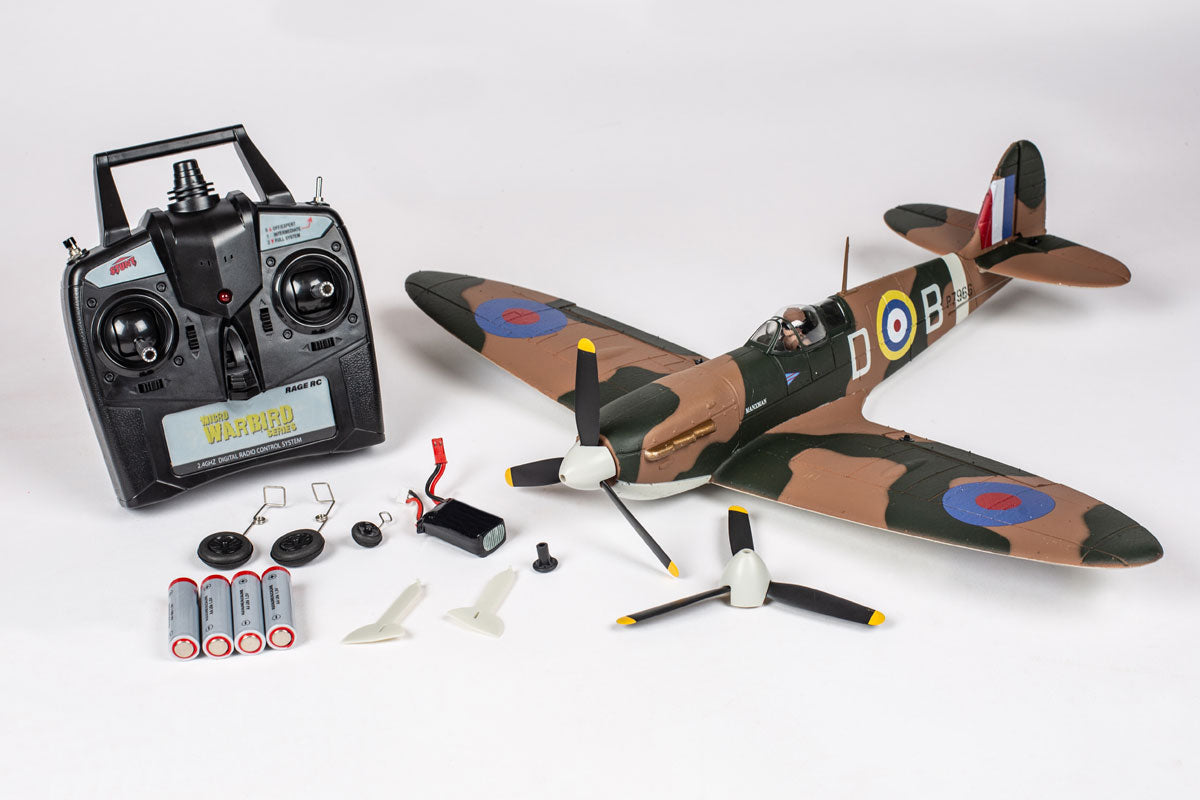 RGRA1606  RAF Spitfire BL 500mm RTF Warbird with PASS (Pilot Assist Stability Software) System