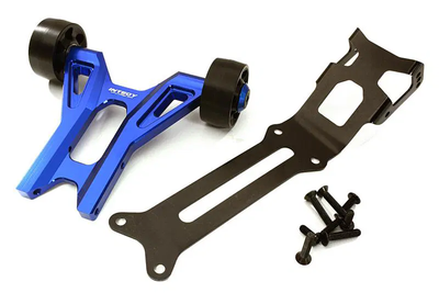 INTC27985BLUE Billet Machined Wheelie Bar Kit 1/5 4X4