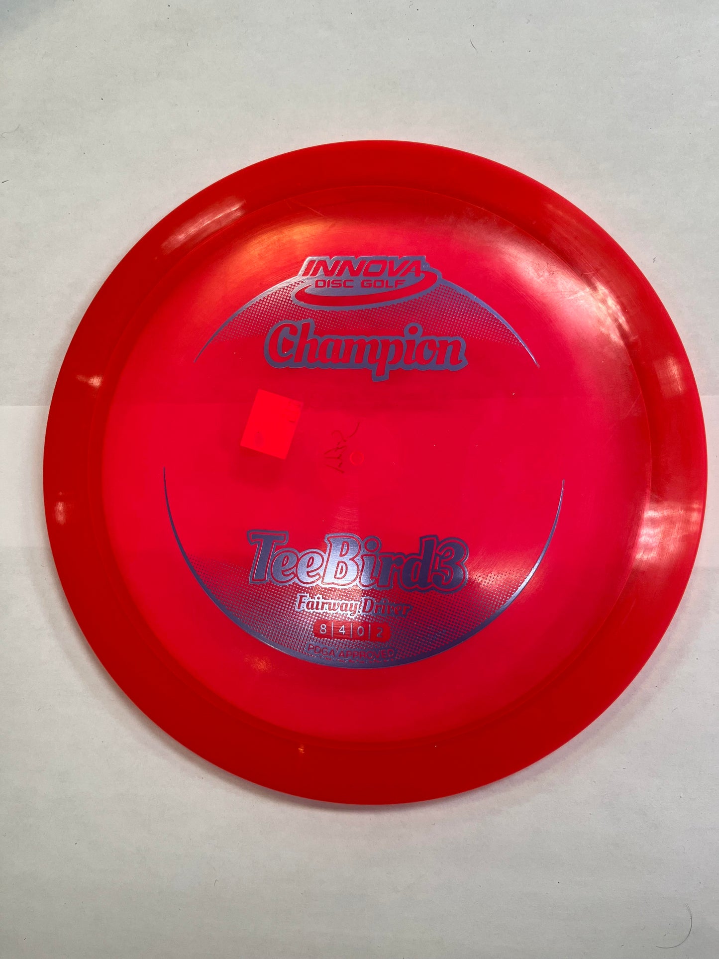 Innova Champion TeeBird3 Fairway Clear Red