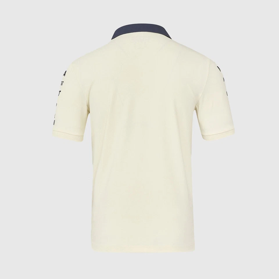 TU11395 Red Bull Racing F1 Heritage Team Polo Shirt-Egret