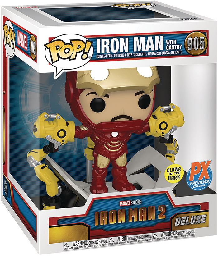 FU56772 Iron Man 2 Iron Man with Gantry PX Glow in the Dark #905